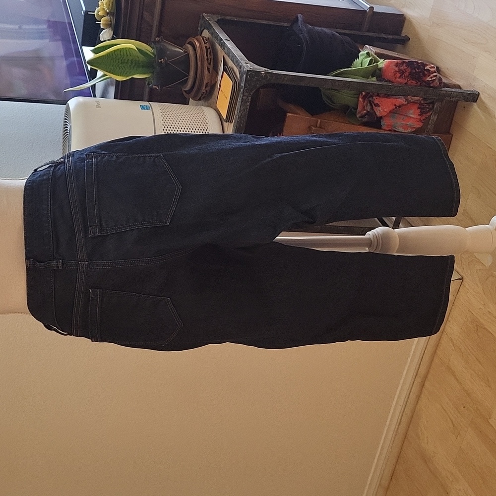 Ann Taylor Curvy Crop Jeans Blue